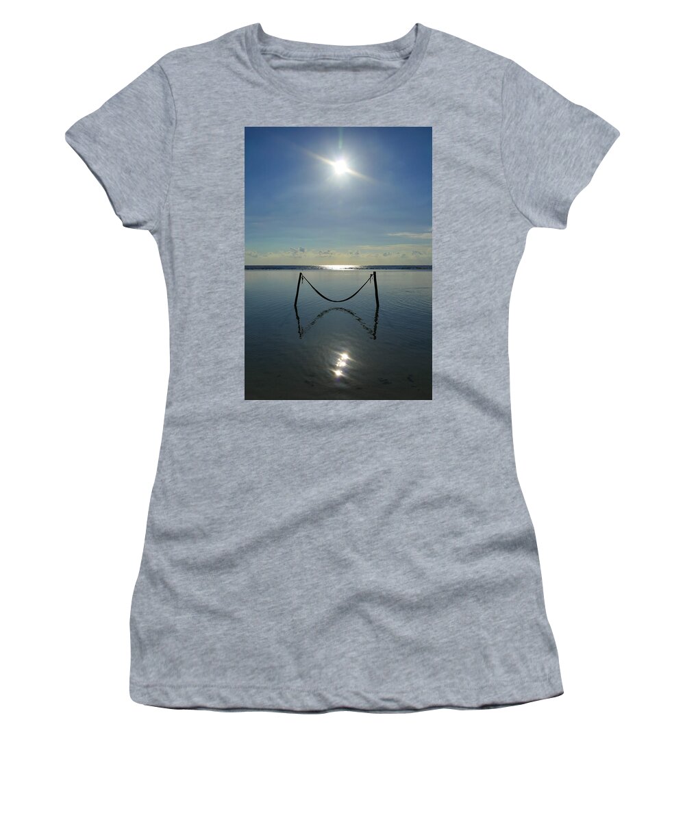 Tres Luces Women's T-Shirt featuring the photograph Tres Luces by Skip Hunt