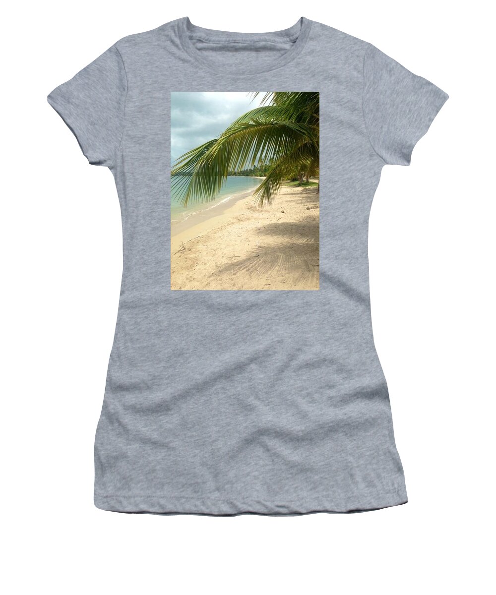 Tropical Beach Women's T-Shirt featuring the photograph Tropical Beach by Felix Zapata