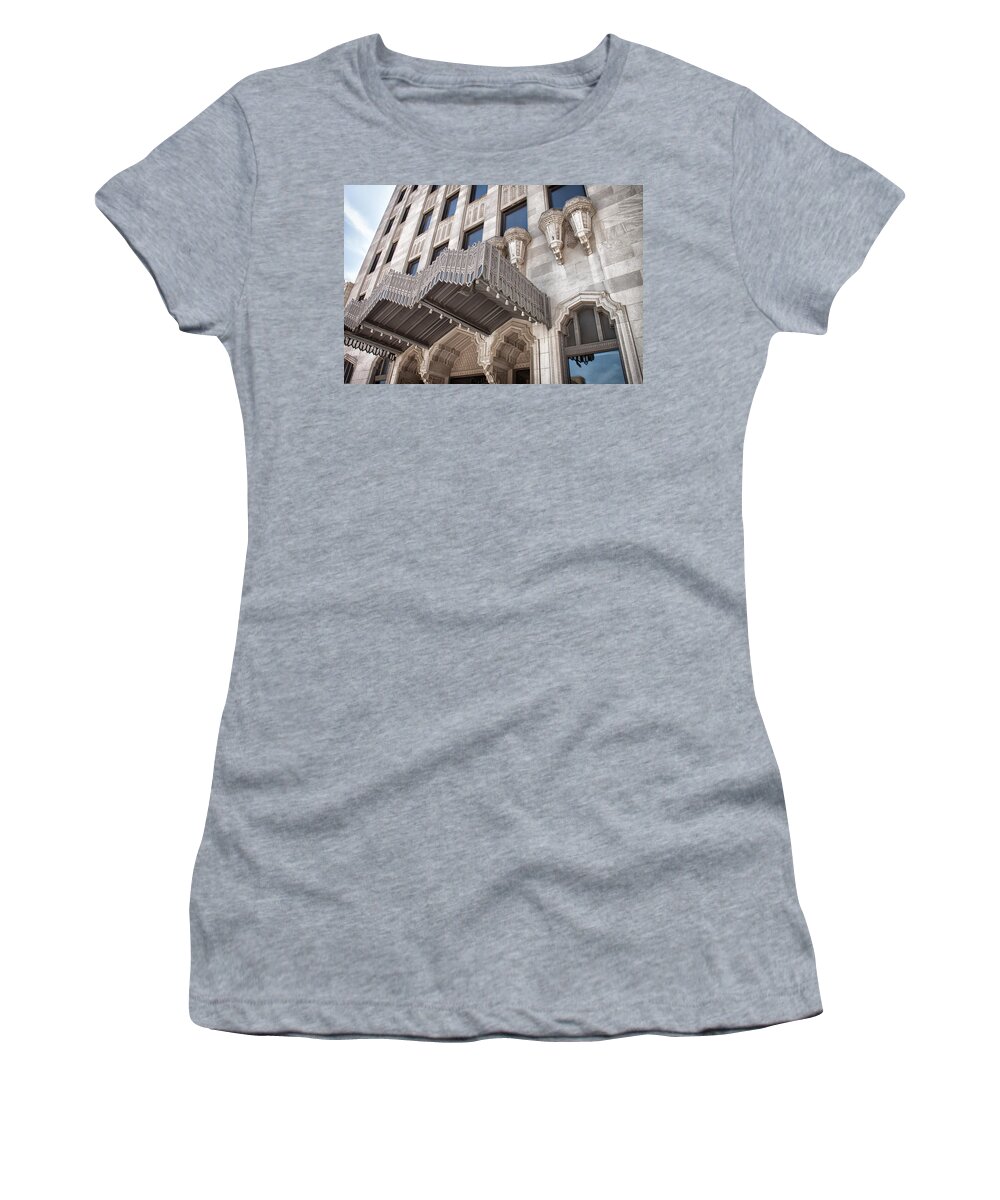 Architecture Women's T-Shirt featuring the photograph Tulsa Art Deco by Lauri Novak