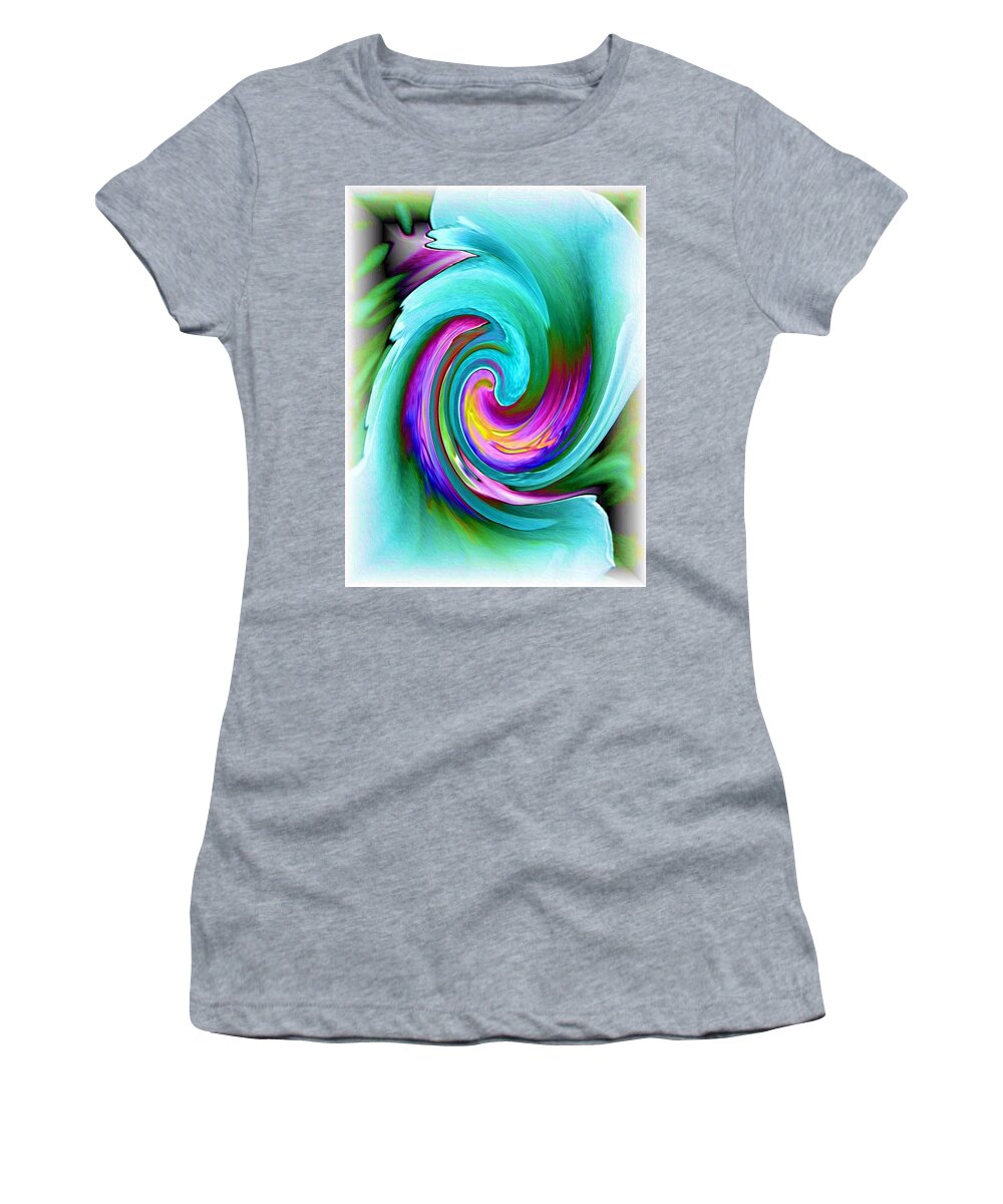 Twirl Women's T-Shirt featuring the photograph Twirl Me by Carolyn Jacob