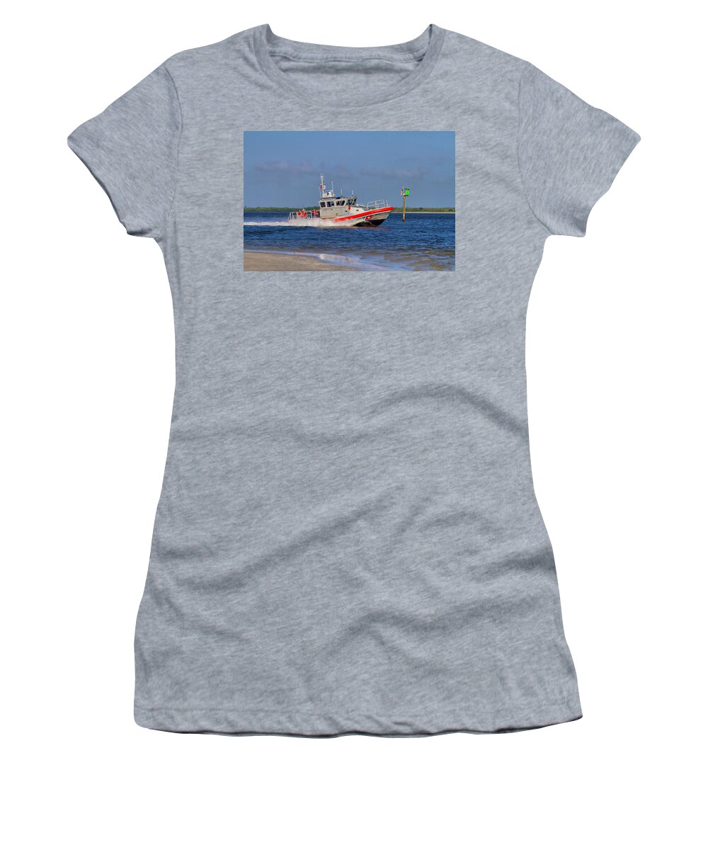 Coast Women's T-Shirt featuring the photograph United States Coast Guard by Kim Hojnacki