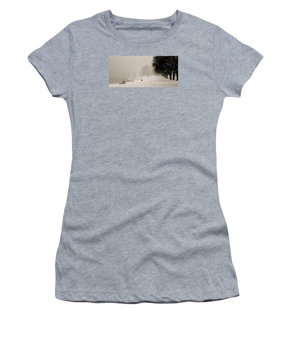 Vancouver Women's T-Shirt featuring the photograph Vancouver Winter by Gregory Merlin Brown
