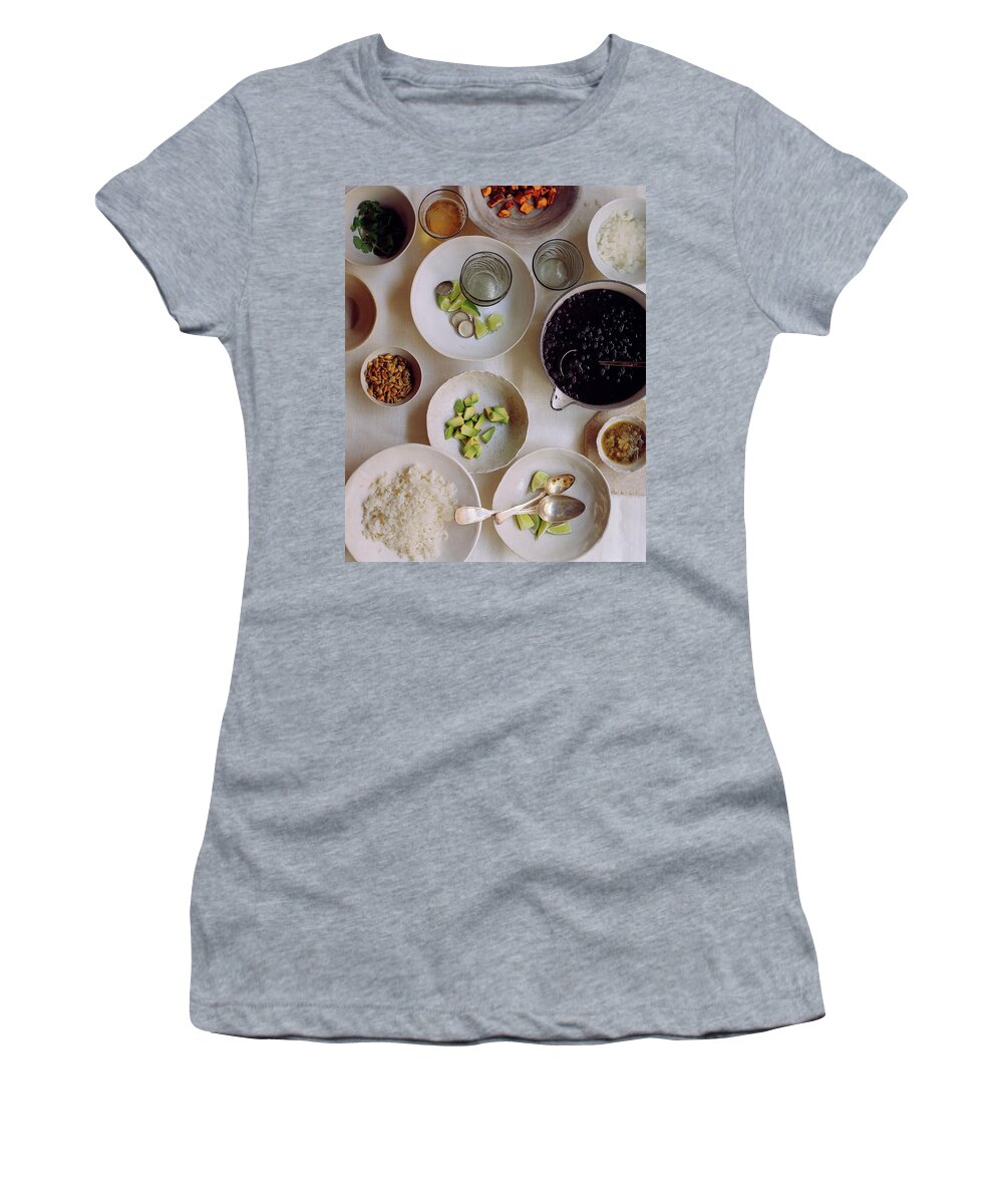 Fruits Women's T-Shirt featuring the photograph Vegetarian Dishes by Romulo Yanes