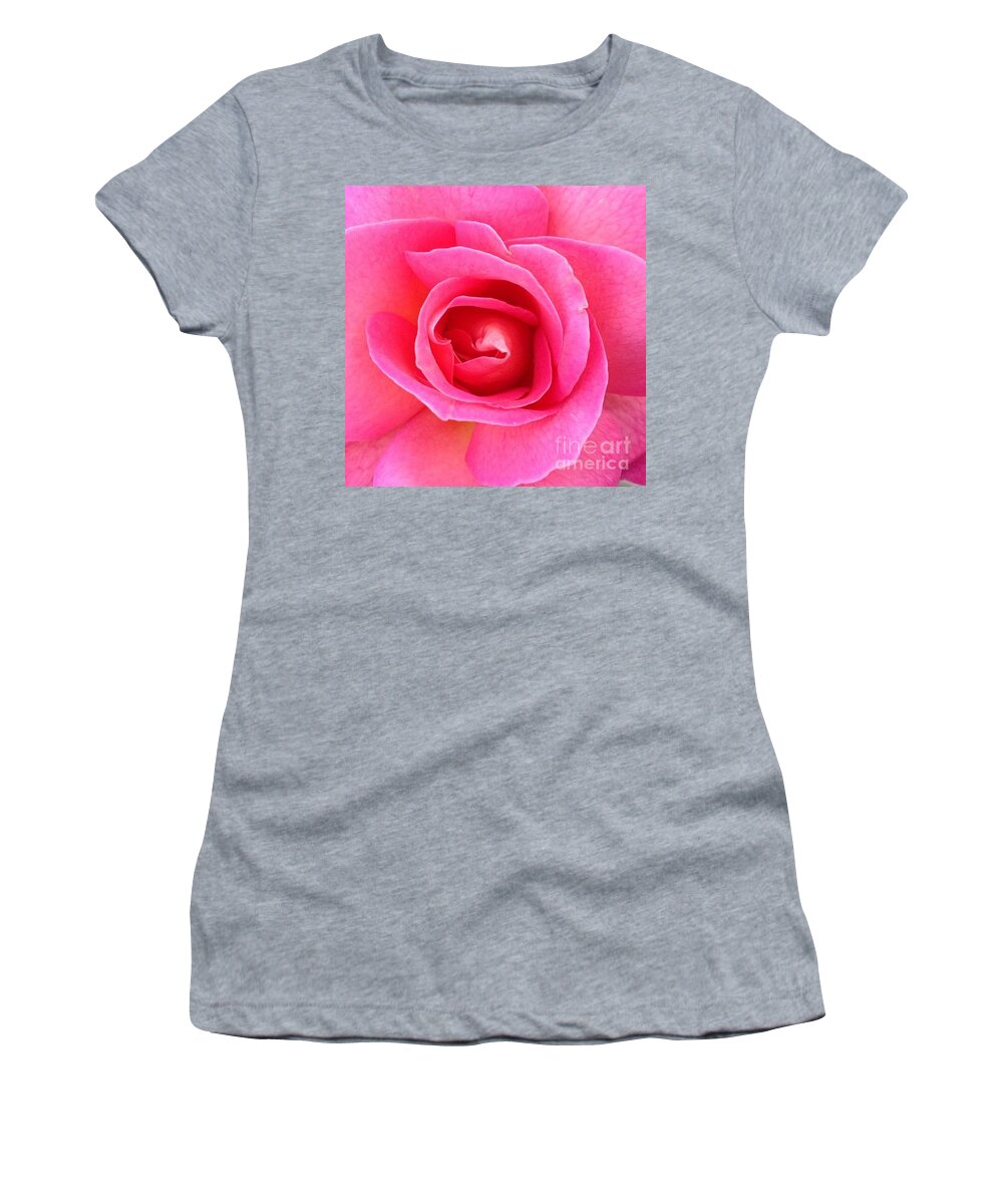 Rose Women's T-Shirt featuring the photograph Vibrant by Denise Railey