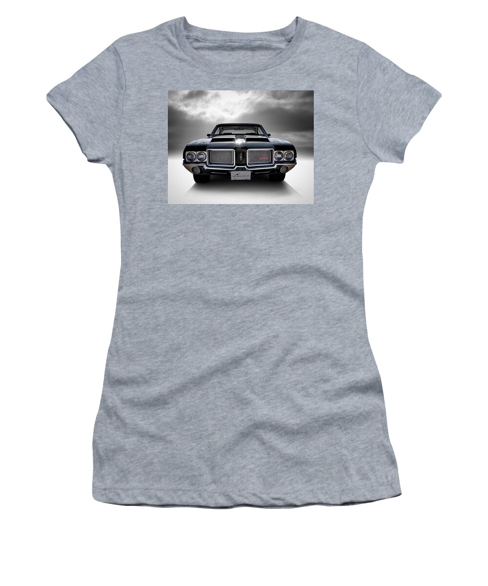 Car Women's T-Shirt featuring the digital art Vintage 442 by Douglas Pittman