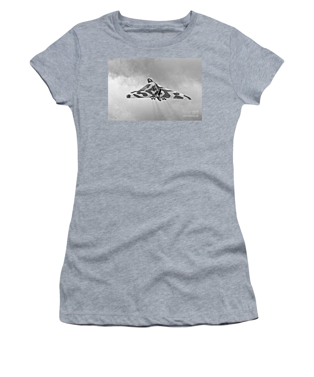 Vulcan Women's T-Shirt featuring the photograph Vulcan To The Sky by Airpower Art