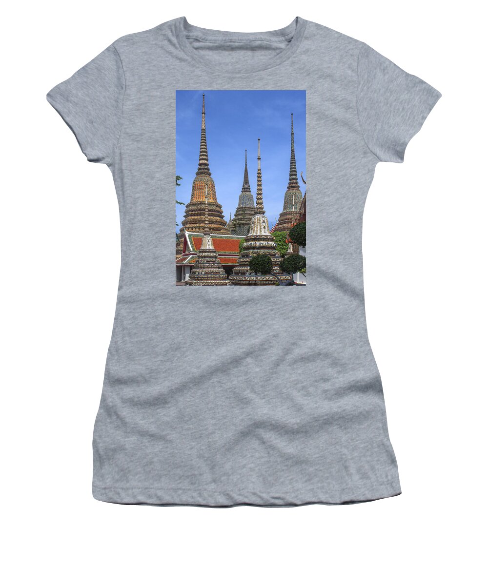 Scenic Women's T-Shirt featuring the photograph Wat Phra Chetuphon Great Chedi DTHB074 by Gerry Gantt