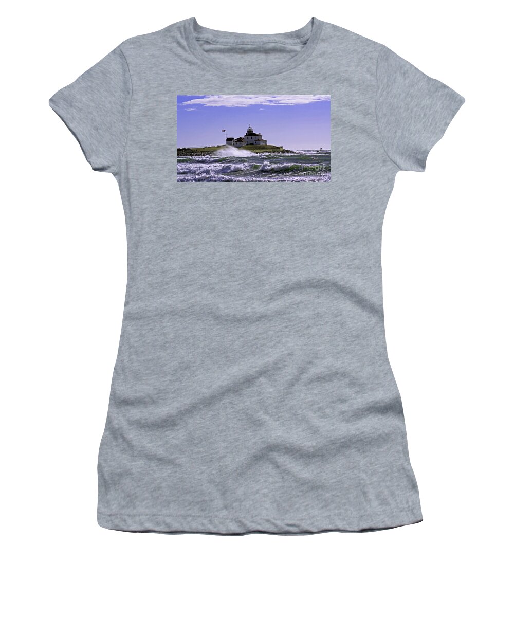 Watch Hill Women's T-Shirt featuring the photograph Watch Hill Vanguard by Joe Geraci