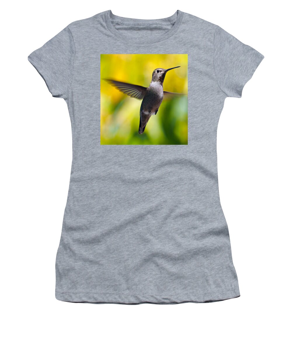 Hummingbirds Women's T-Shirt featuring the photograph Watching You by Joe Schofield