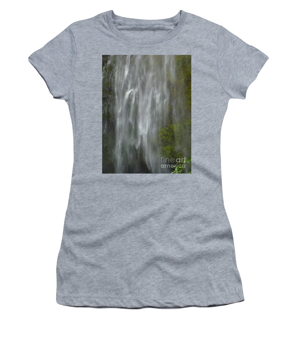 Water Fall Women's T-Shirt featuring the photograph Water Fall Dream by Susan Garren