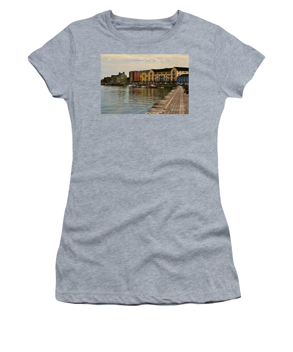 Waterford Women's T-Shirt featuring the photograph Waterford Waterfront by William Norton