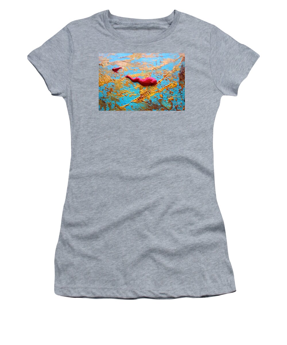 Paint Women's T-Shirt featuring the photograph Wet Paint 85 by Jacqueline Athmann