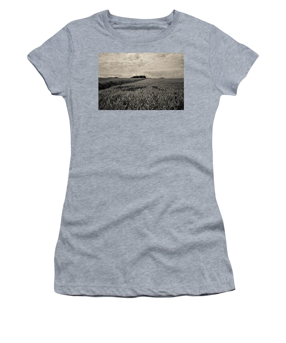 France Women's T-Shirt featuring the photograph Wheatfields by Matthew Pace