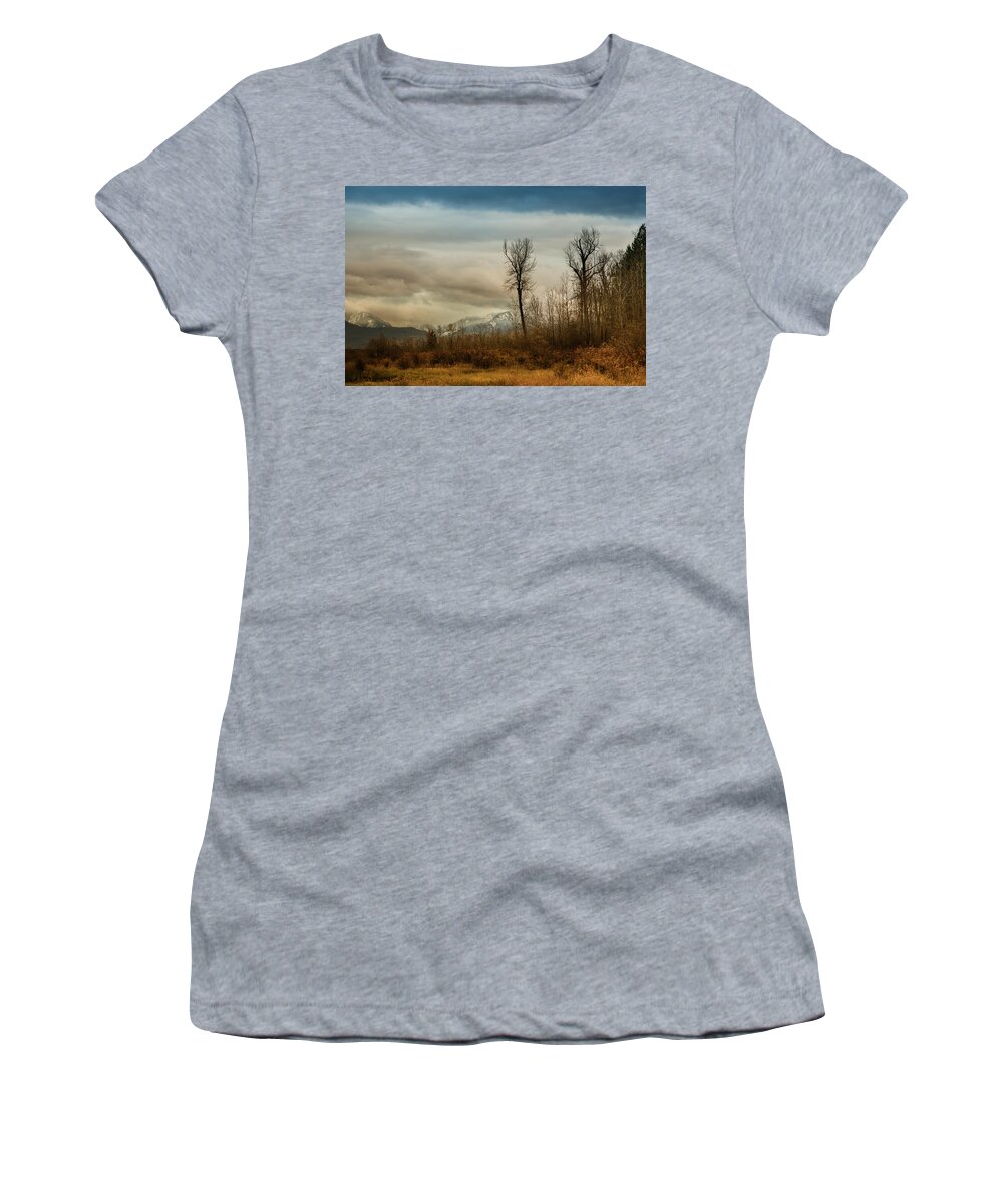 Outdoors Women's T-Shirt featuring the photograph Where the salmon and the eagles live in BC by Eti Reid