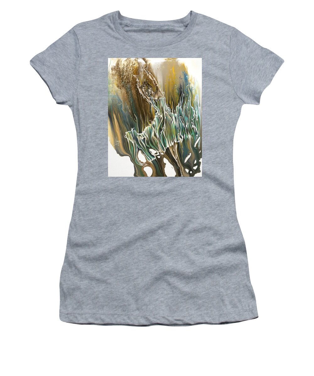 Whisper Women's T-Shirt featuring the painting Whisper by Karina Llergo