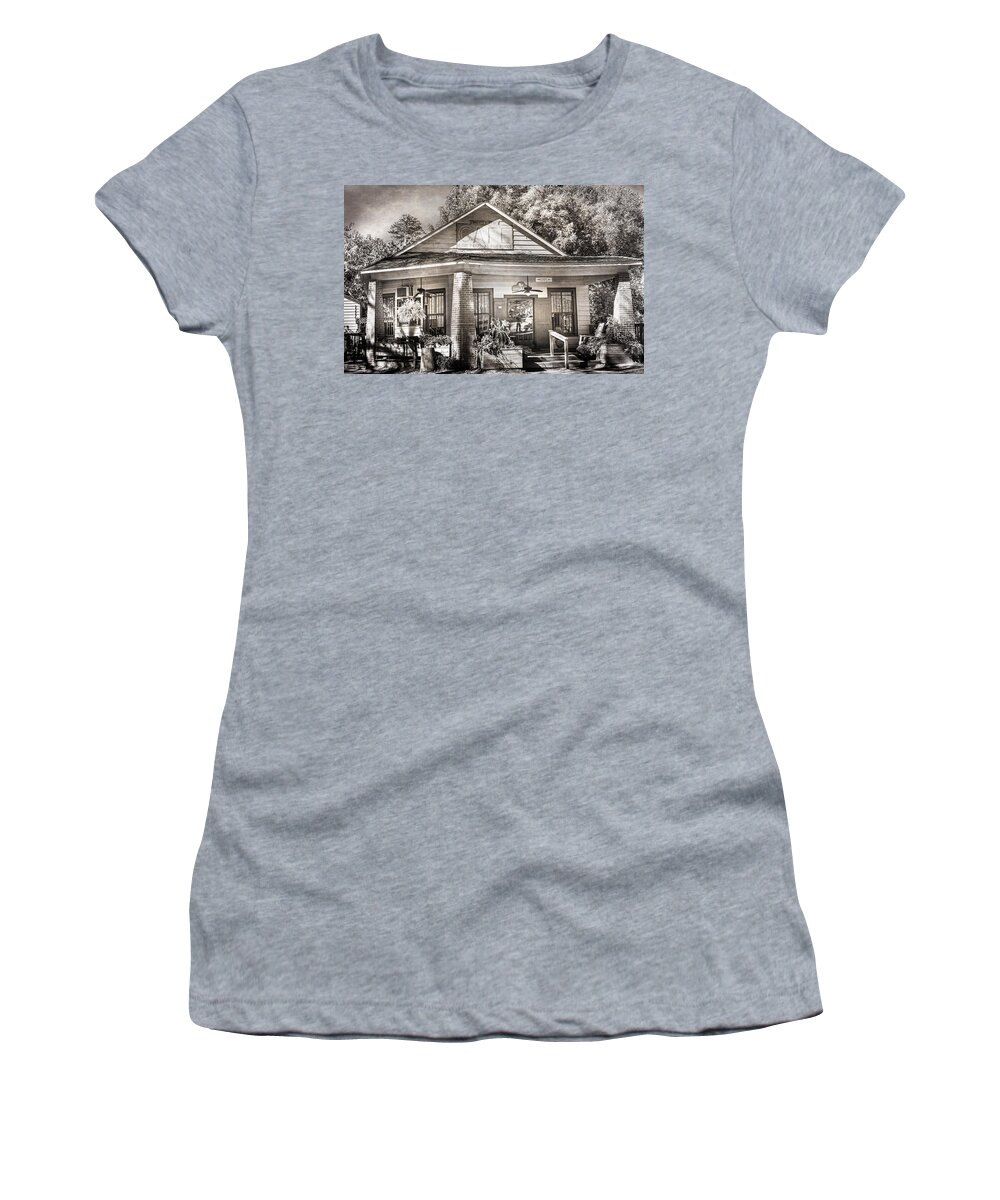 Whistle Stop Cafe Women's T-Shirt featuring the photograph Whistle Stop Cafe II by Mark Andrew Thomas