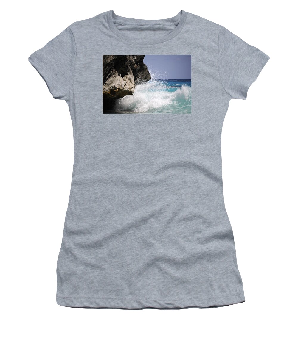 Bermuda Women's T-Shirt featuring the photograph White Water Paradise by Luke Moore