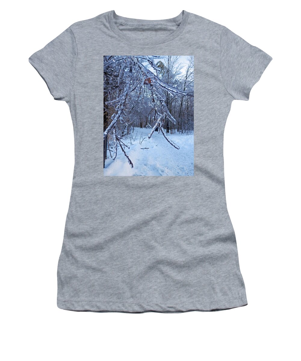 Winter Women's T-Shirt featuring the photograph Winter's Day by Pema Hou