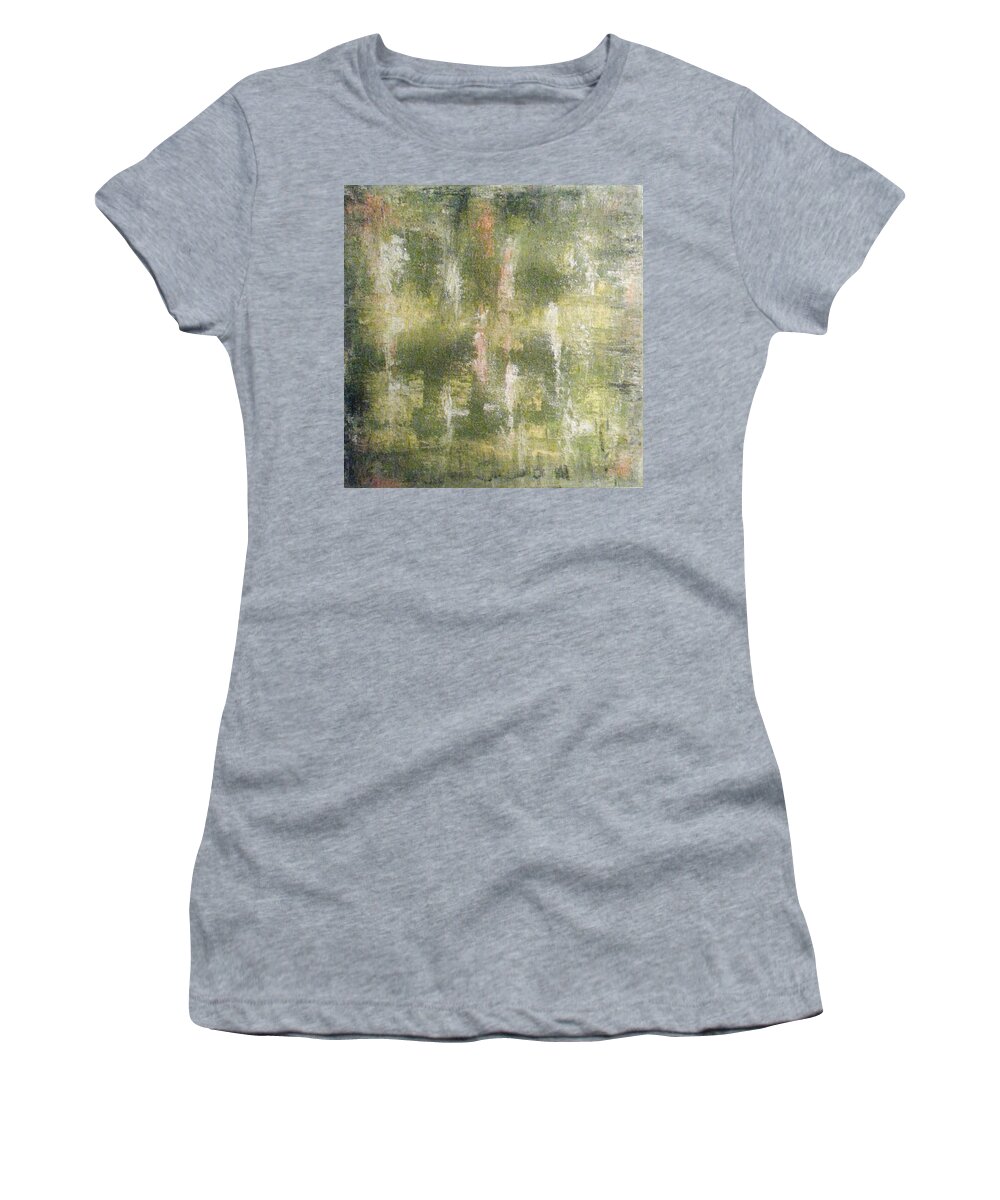 Abstract Painting Women's T-Shirt featuring the painting Y - liesi by KUNST MIT HERZ Art with heart
