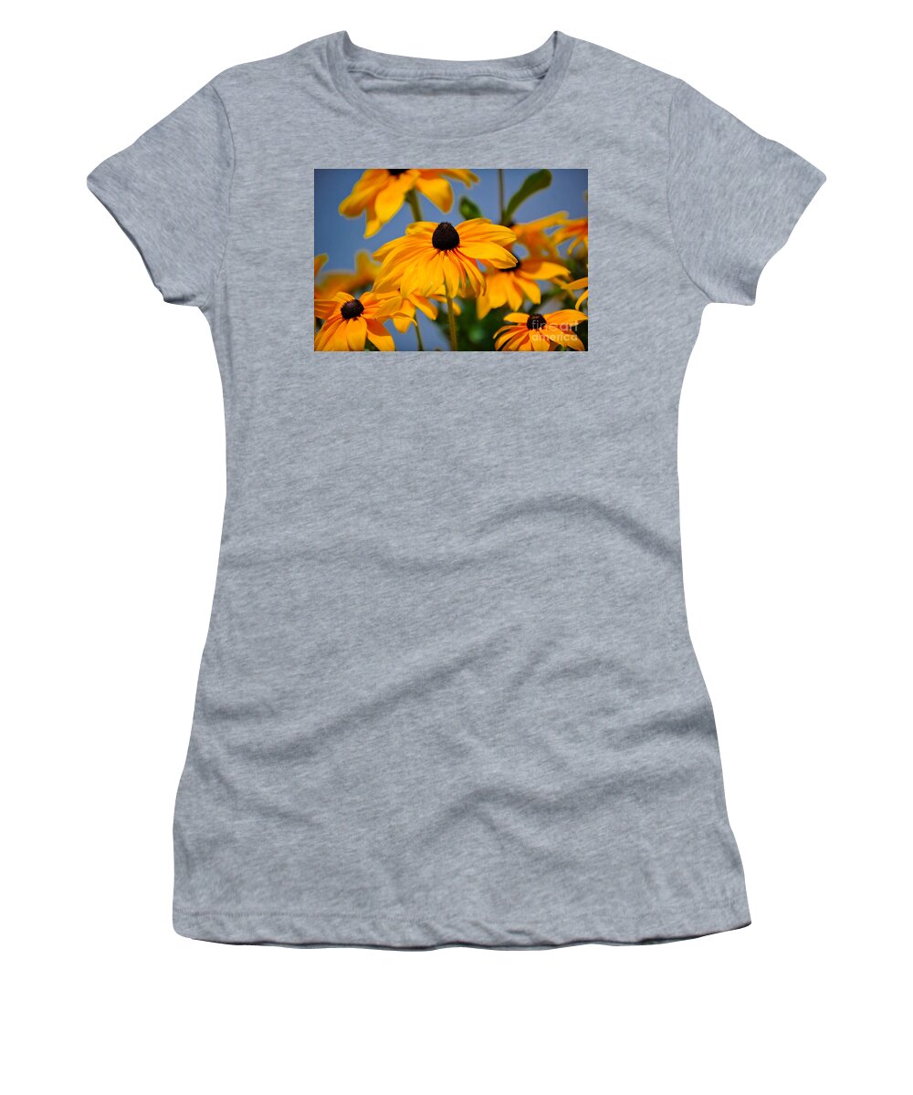 Flower Women's T-Shirt featuring the photograph Yellow Flowers by Dale Powell