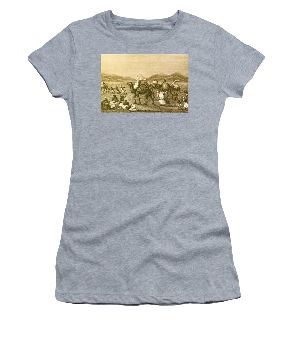 Weather Women's T-Shirt featuring the photograph Desert Sandstorm, The Enemy Of Caravans #1 by Science Source