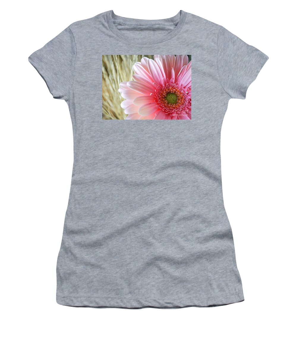Pink Women's T-Shirt featuring the photograph Gerberlicious #1 by Traci Cottingham