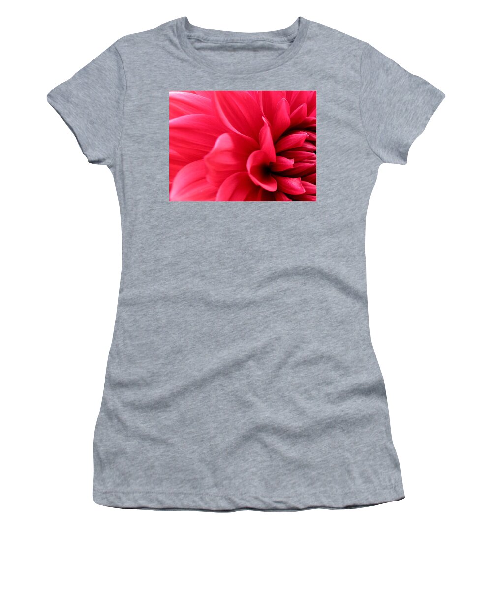 Dahlia Women's T-Shirt featuring the photograph Like My Profile #1 by Kim Galluzzo