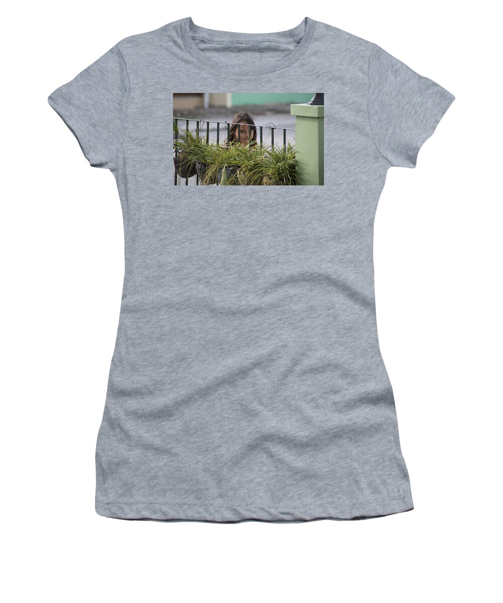 Child Women's T-Shirt featuring the photograph L.j. #2 by Christopher Rowlands