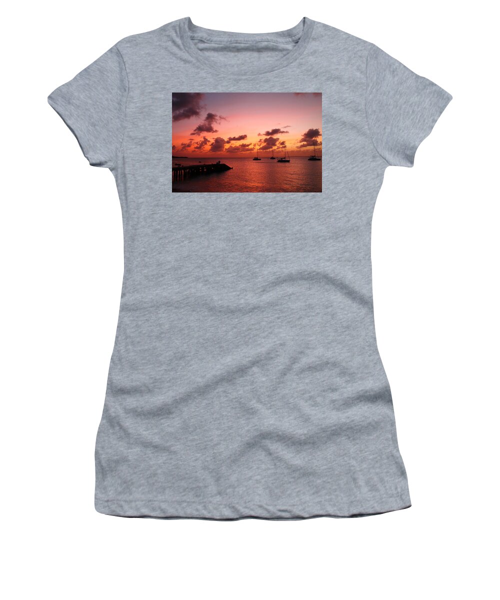 Sunset Women's T-Shirt featuring the photograph Sunset #8 by Catie Canetti