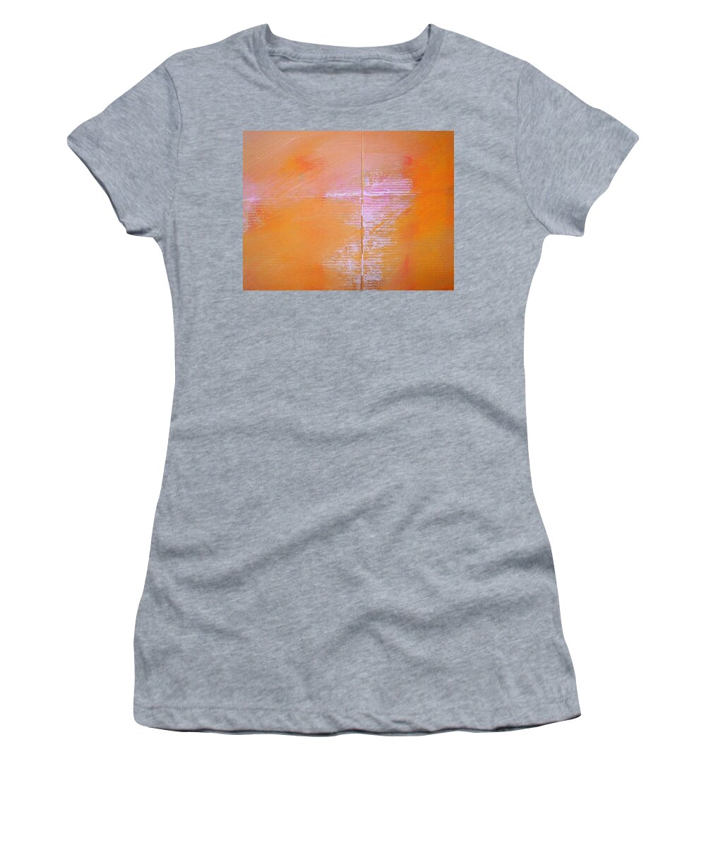 Line Women's T-Shirt featuring the painting A View Of The Line by Charles Stuart