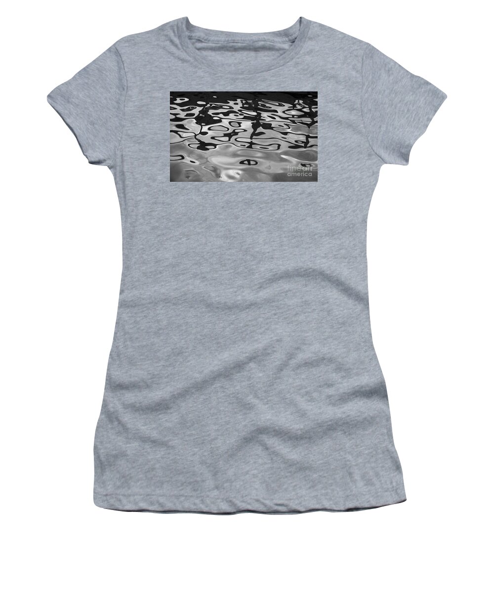 Water Women's T-Shirt featuring the photograph Abstract Reflection #1 by David Gordon