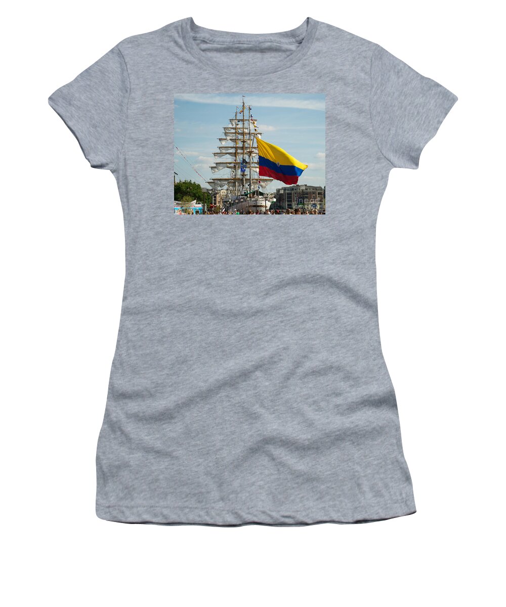 Baltimore Women's T-Shirt featuring the photograph ARC Gloria 2 by Mark Dodd