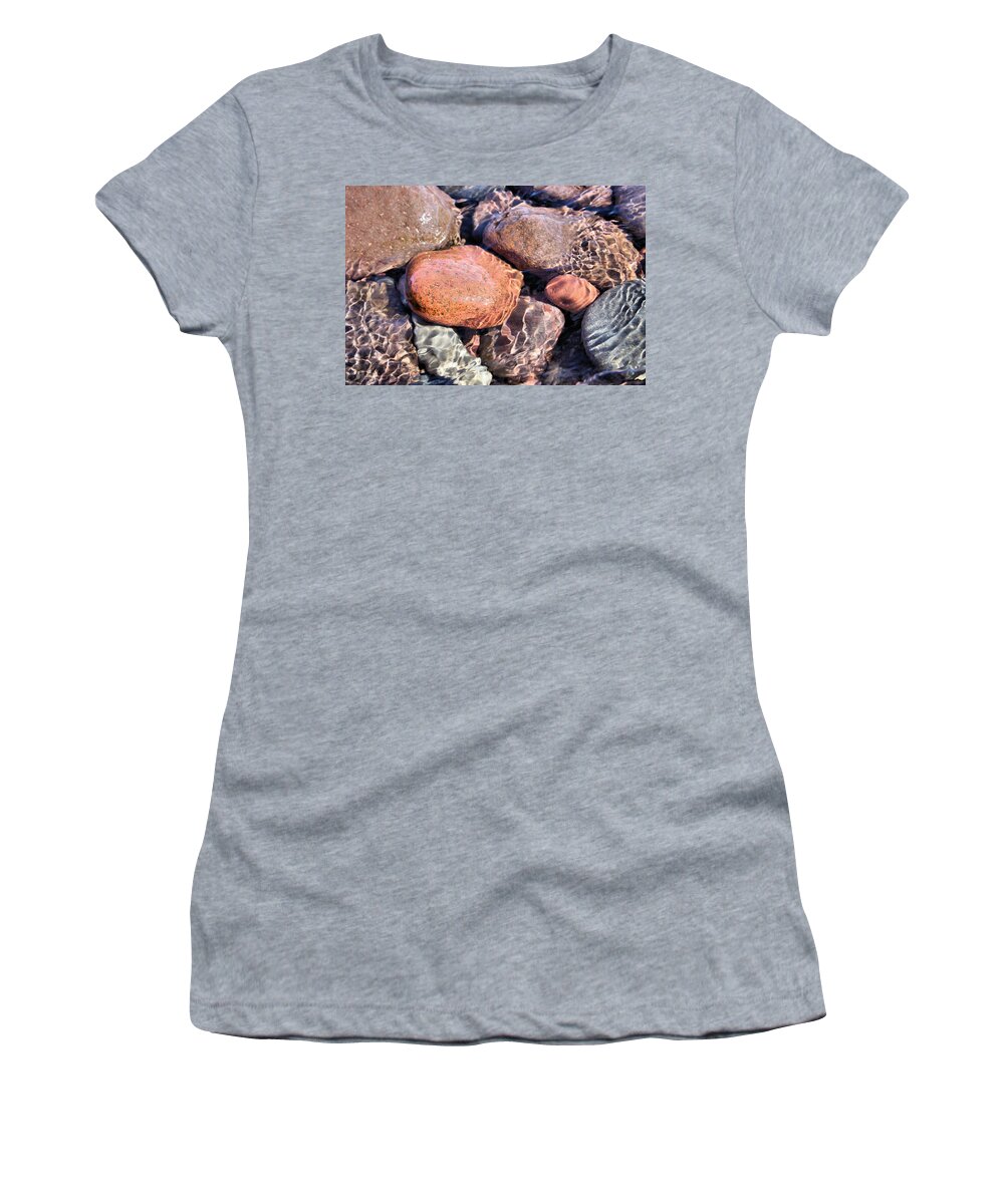 Lake Superior Women's T-Shirt featuring the photograph Clean by Kristin Elmquist