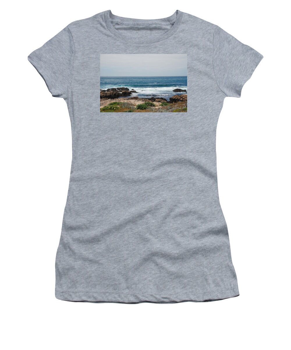 Ocean Women's T-Shirt featuring the photograph Coastal blue by Kathleen Grace
