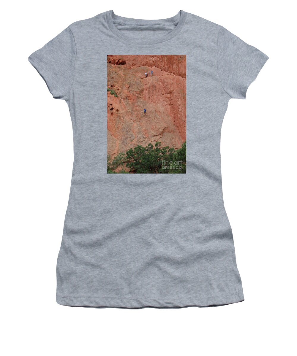 Denver Women's T-Shirt featuring the photograph Coming Down the Mountain by Randy J Heath