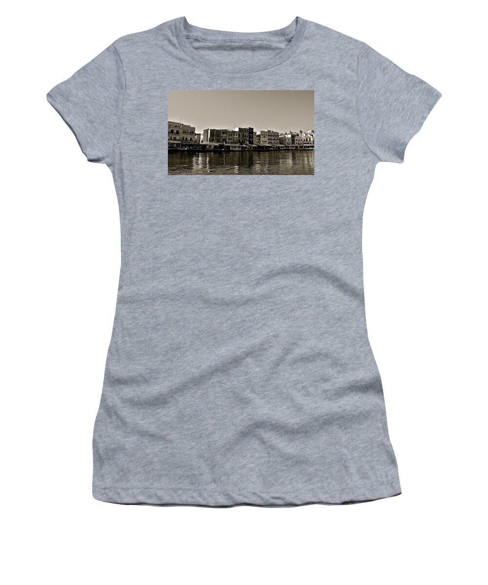 Crete Women's T-Shirt featuring the photograph Crete Reflected by Eric Tressler