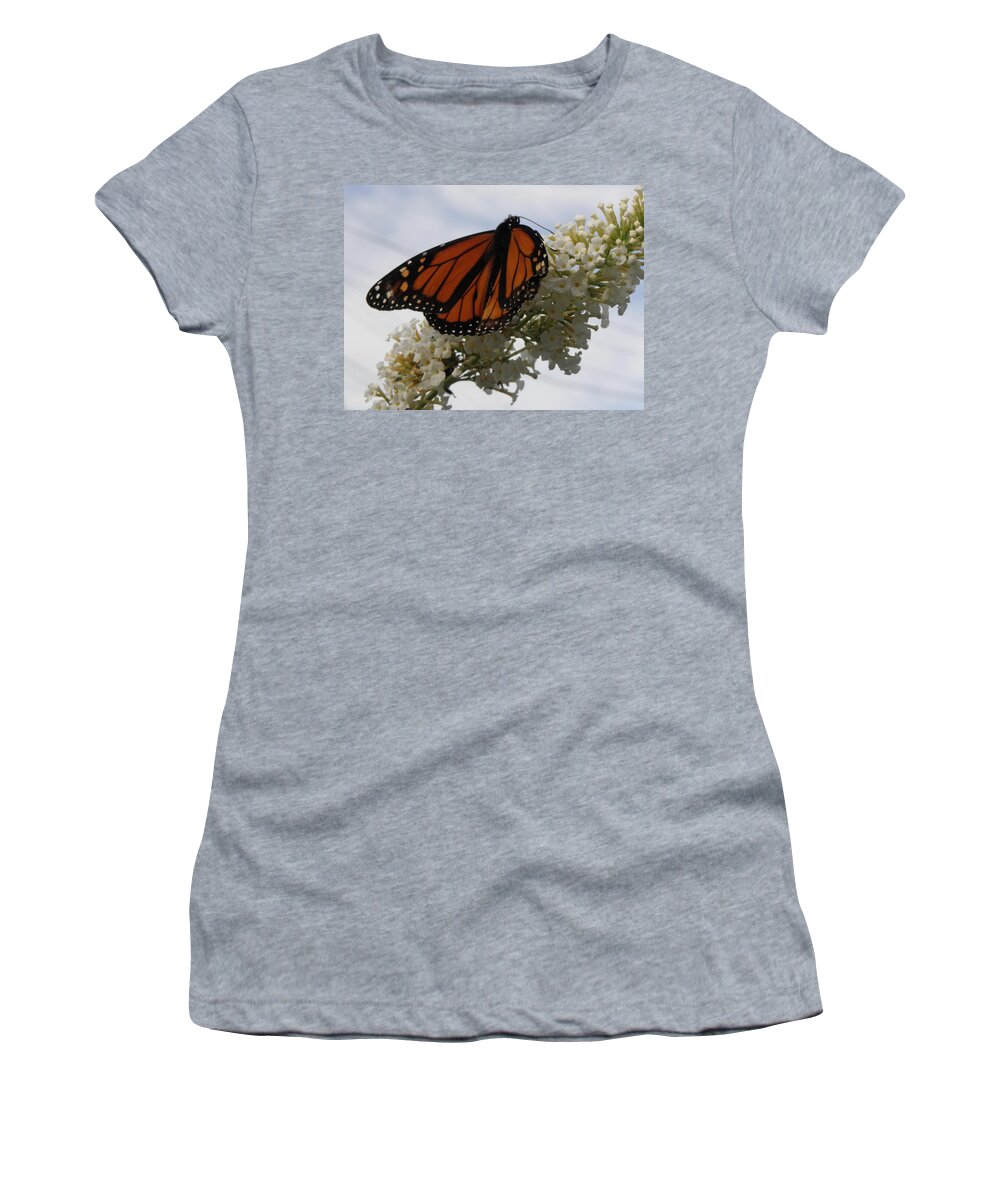 Monarch Women's T-Shirt featuring the photograph Deep Fiery Orange by Kim Galluzzo Wozniak