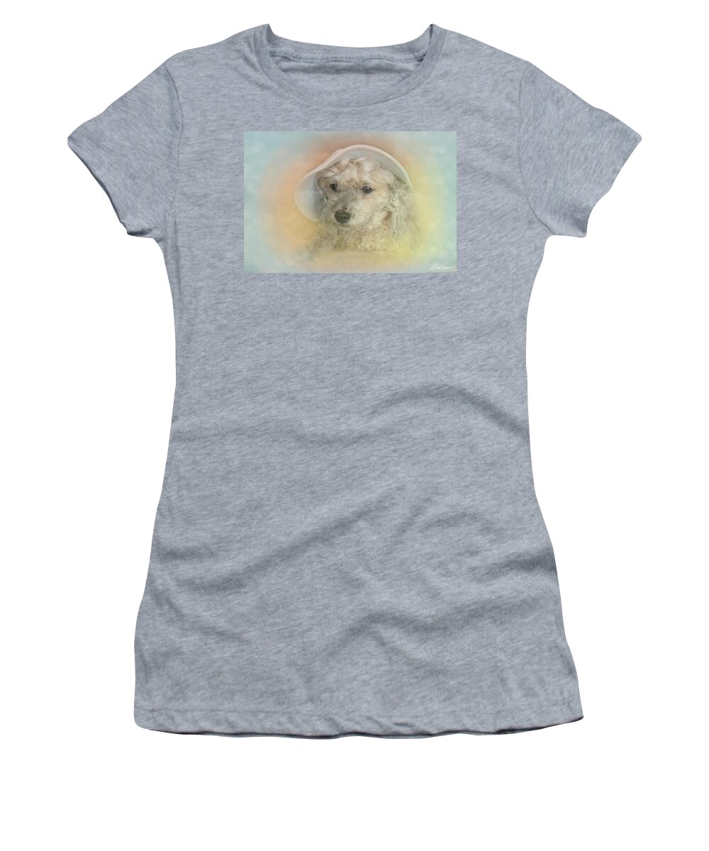 Emily Women's T-Shirt featuring the photograph Emily's Bonnet by Diana Haronis
