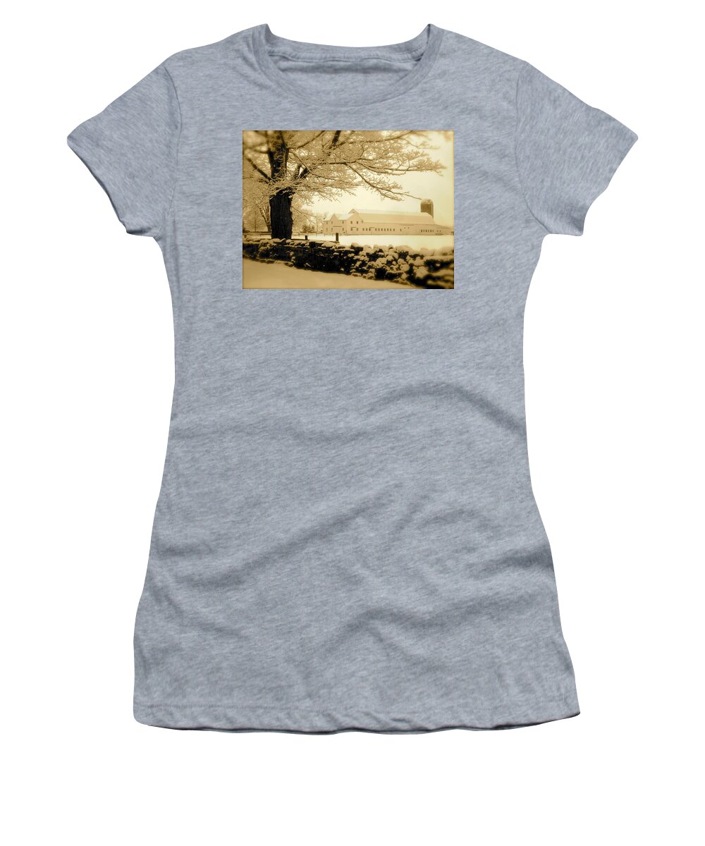 Landscape Women's T-Shirt featuring the photograph Forrestel Farm by Arthur Barnes