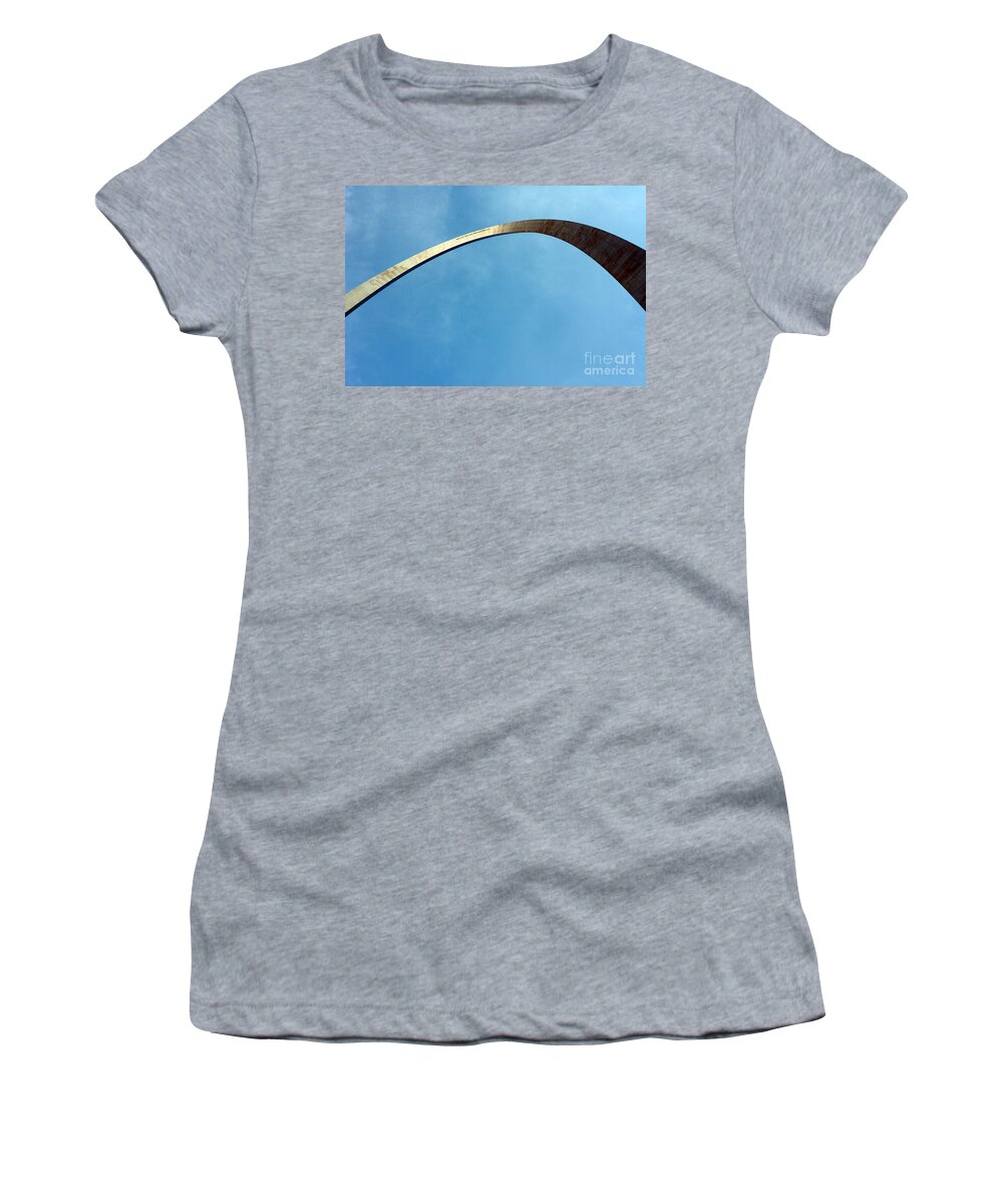 Abstract Women's T-Shirt featuring the photograph Gateway West by Alan Look