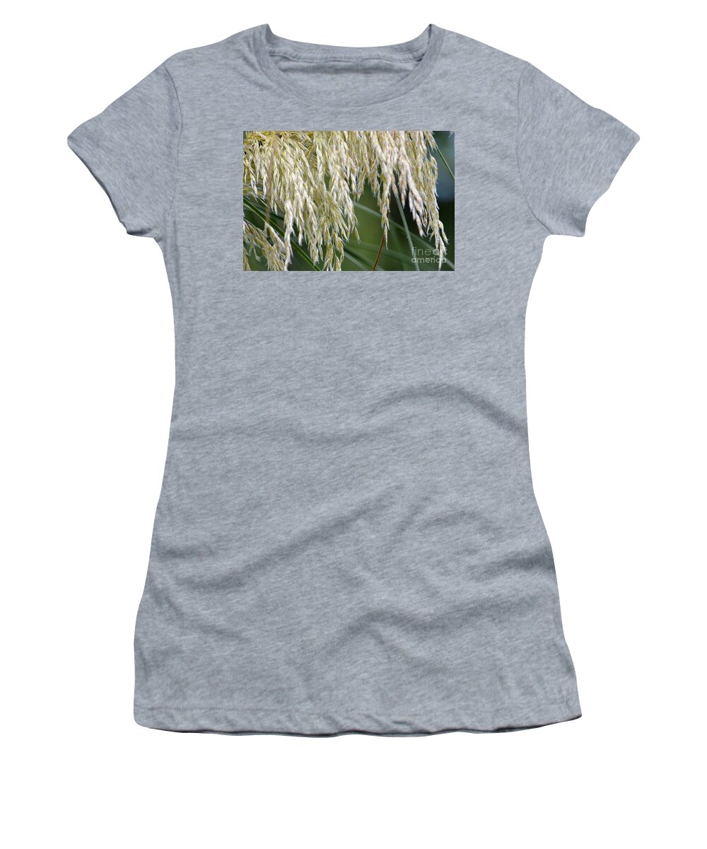 Harvest Women's T-Shirt featuring the photograph Harvest Gold Pampas by Maria Urso