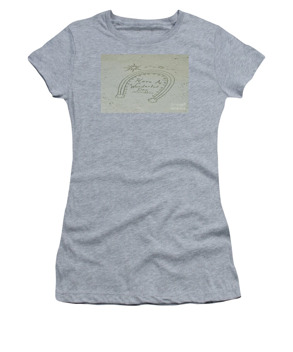 Beach Women's T-Shirt featuring the photograph Have a Wonderful Day by Tim Mulina