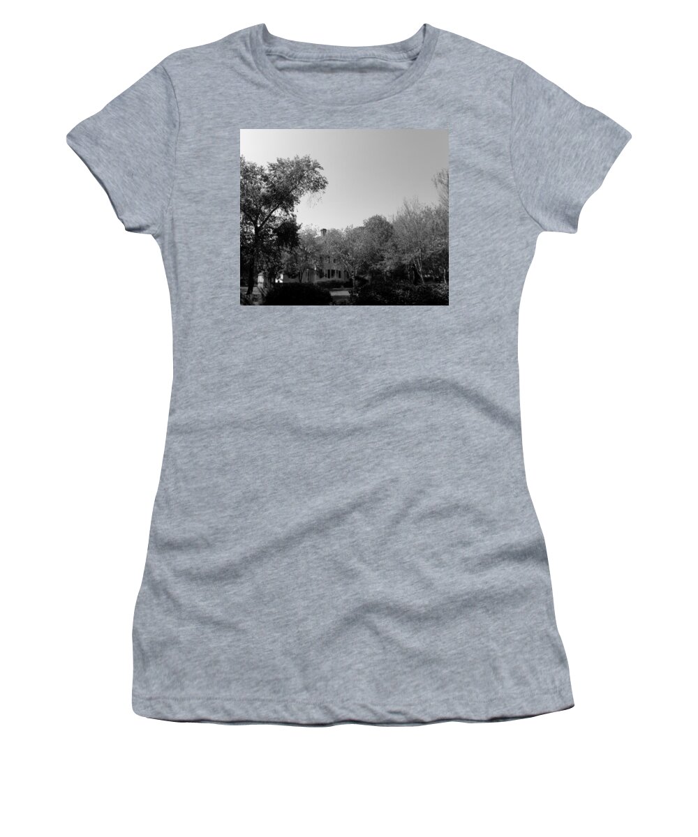 Historical Women's T-Shirt featuring the photograph Historical 1800s home in Corolla NC by Kim Galluzzo