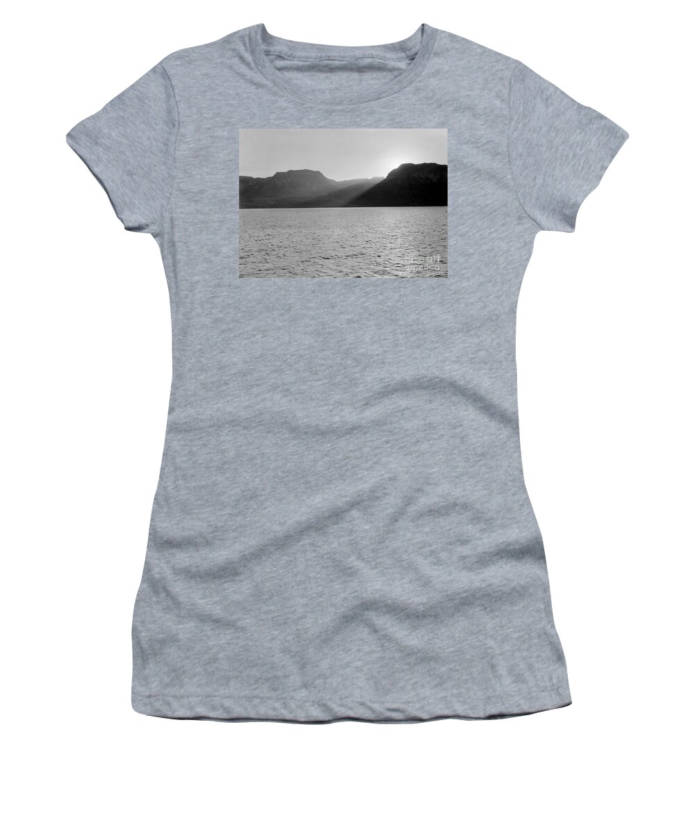 1937 Women's T-Shirt featuring the photograph Holy Land: Dead Sea by Granger