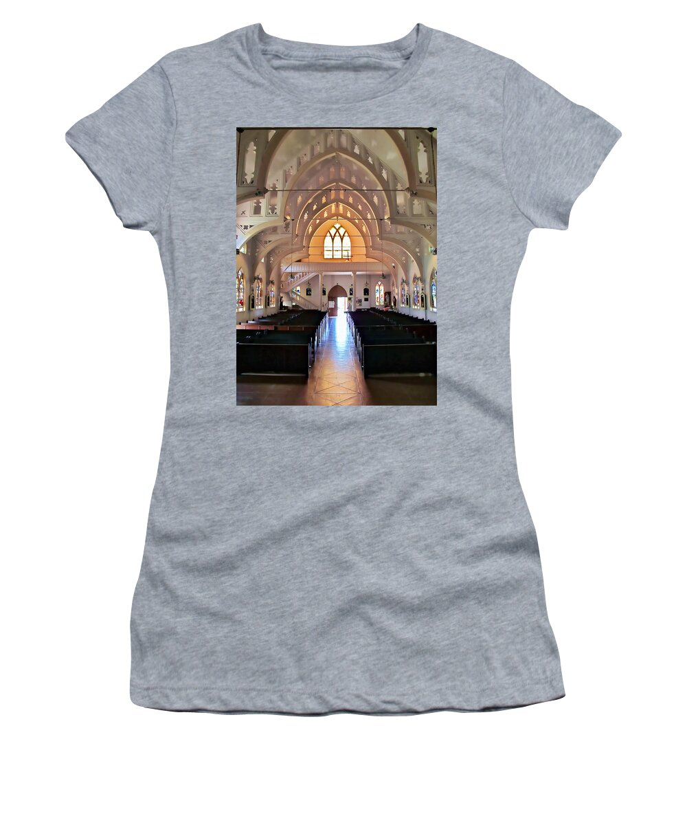 Church Women's T-Shirt featuring the photograph Holy Rosary 2 by Dawn Eshelman