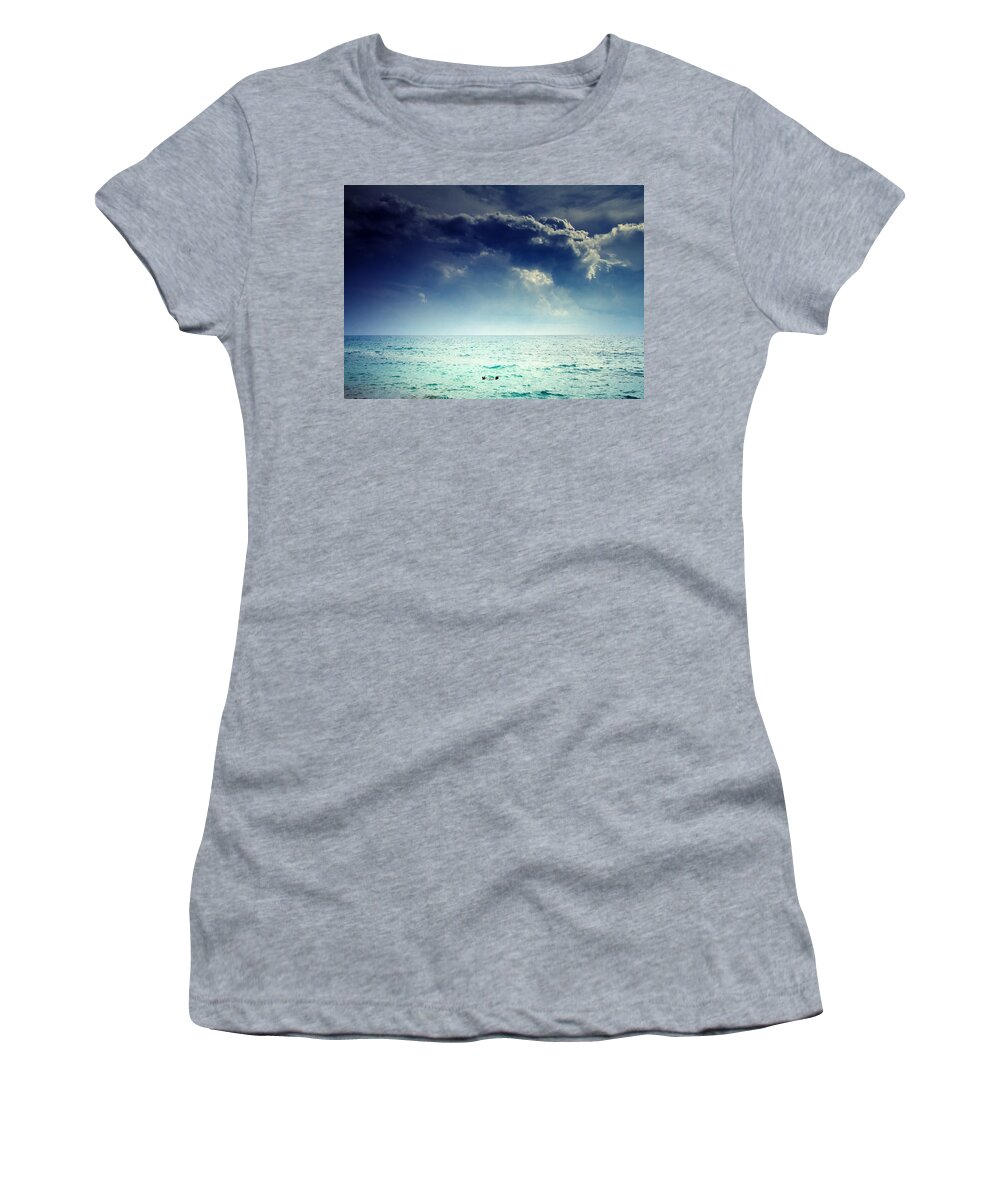 Adult Women's T-Shirt featuring the photograph I Am Alone by Stelios Kleanthous