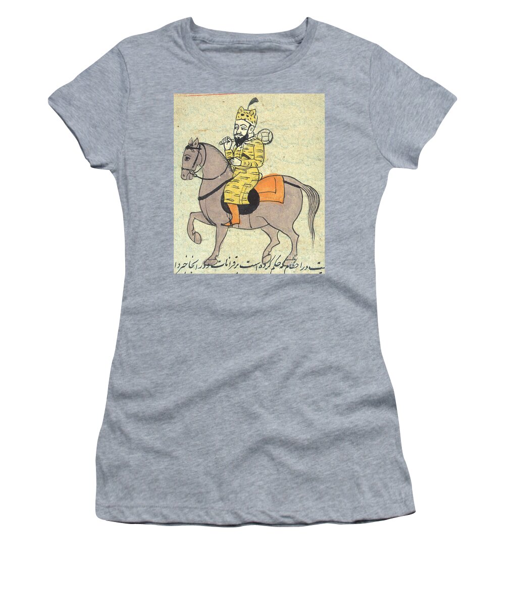 History Women's T-Shirt featuring the photograph Islamic Warrior 17th Century by Photo Researchers