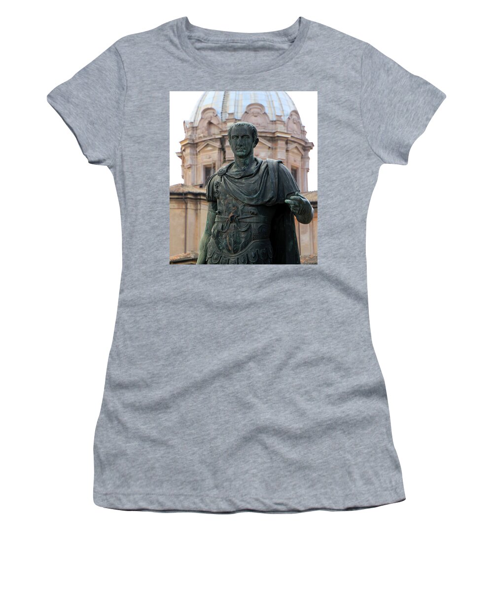 Caesar Women's T-Shirt featuring the photograph Julius Caesar by Andrew Fare