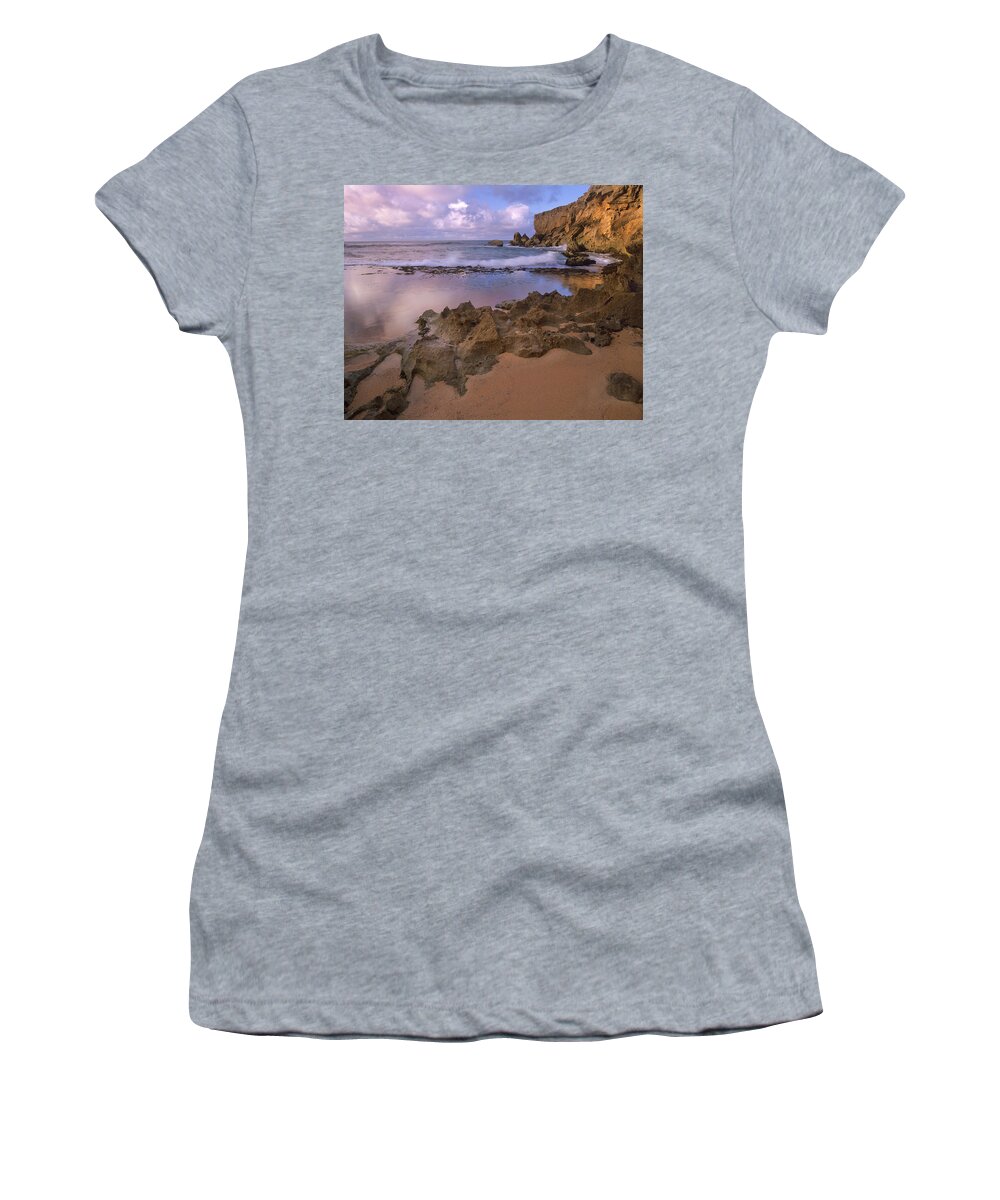 00175825 Women's T-Shirt featuring the photograph Keoneloa Bay Kauai Hawaii by Tim Fitzharris