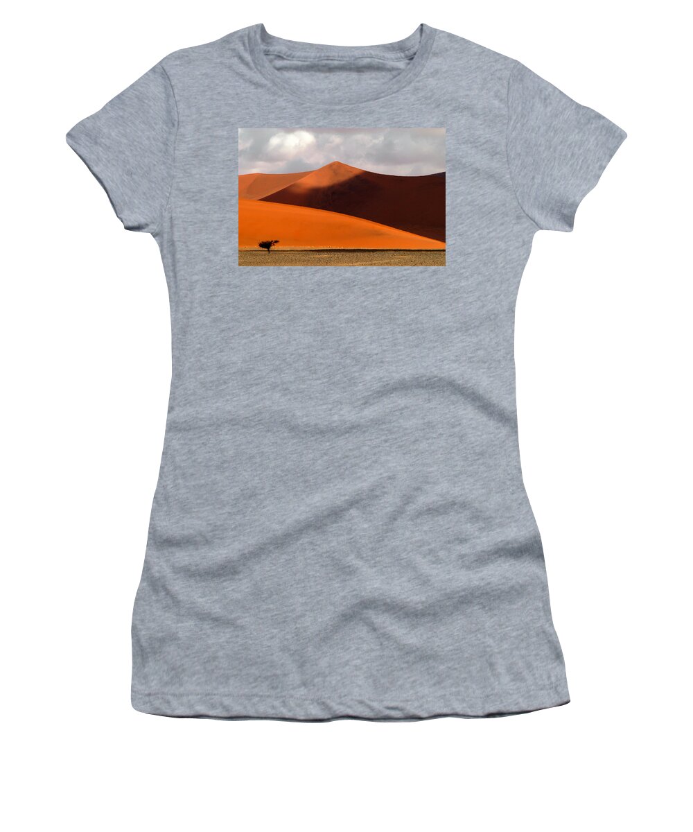 Africa Women's T-Shirt featuring the photograph Moody tree by Alistair Lyne